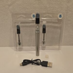 Silver 510 Pin battery with USB Charger